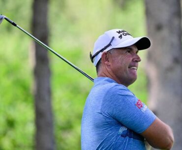 Pádraig Harrington follows burger gorge with second US Senior Open win but admits: ‘It’s all about winning’