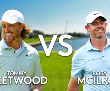 Tommy Fleetwood vs Rory McIlroy | Every Shot Of Back Nine | Dubai Invitational