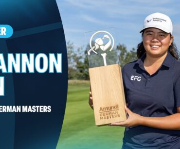 Shannon Tan holds on to win second LET title! Amundi German Masters