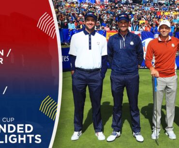 Sergio Garcia & Alex Norén vs Bubba Watson & Jimmy Walker | Extende Highlights | 2018 Ryder Cup