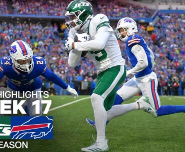 New York Jets vs. Buffalo Bills Game Highlights | 2024 Week 17