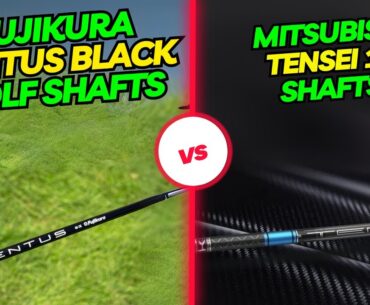 Fujikura Ventus Black Golf Shafts vs Mitsubishi Tensei 1K Shafts Review and Comparison