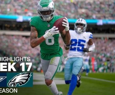 Dallas Cowboys vs. Philadelphia Eagles Game Highlights | 2024 Week 17