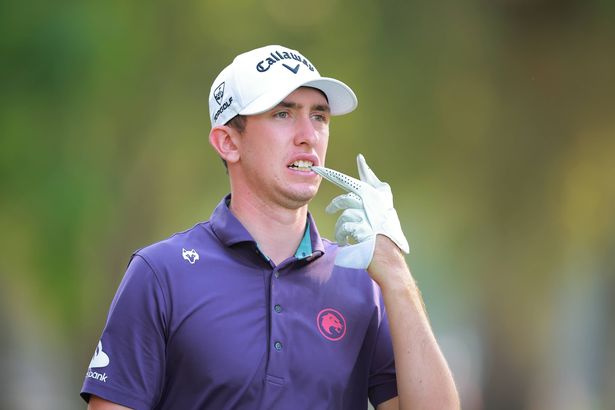 Tom McKibbin in action in the LIV Golf League