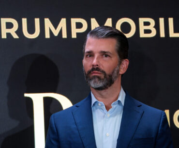 Donald Trump Jr. attends a media event at Trump Tower in New York City