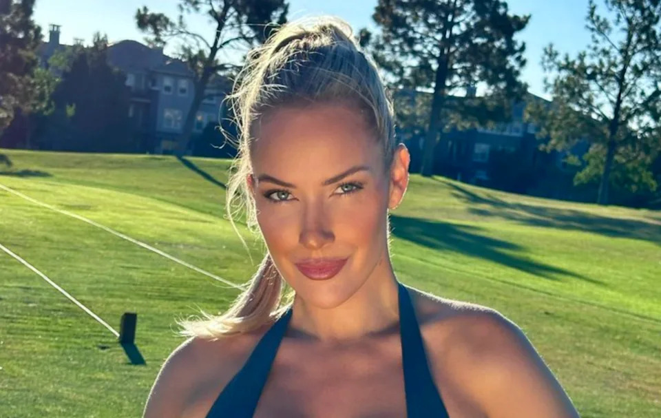 Golf content creator Paige Spiranac poses for a picture.Paige&sol;IG