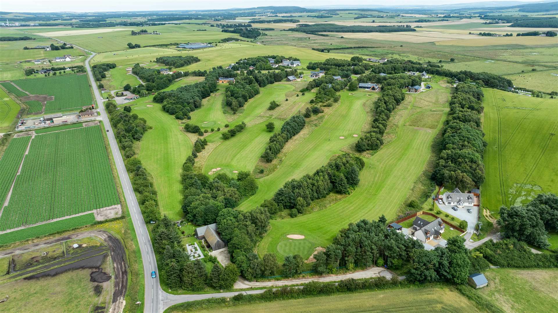 Kinloss Golf Club off the B9089.