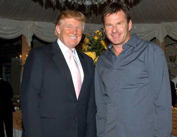 Donald Trump and Nick Faldo