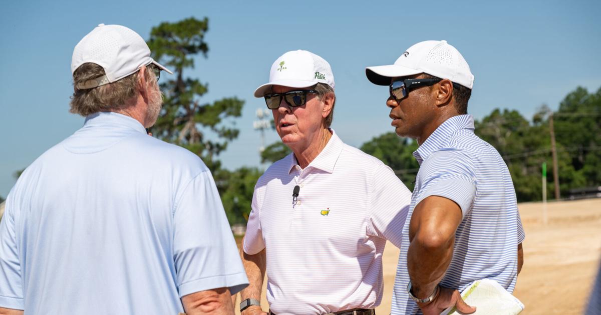 Woods visits Augusta to view short course, learning lab site Woods visits Augusta to view short course, learning lab site