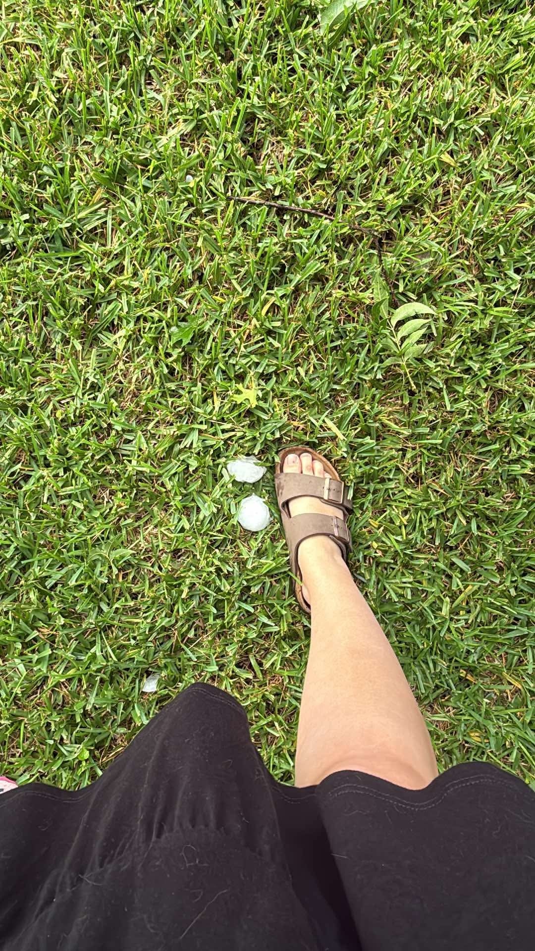 Golf ball size hail in forest hill tx