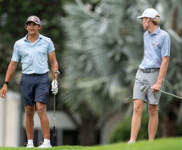 Vero Beach's James Hassell plays with Charlie Woods at Florida's 108th Amateur Championship