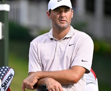Scheffler shares lead at Travelers with perfect 3-iron shot