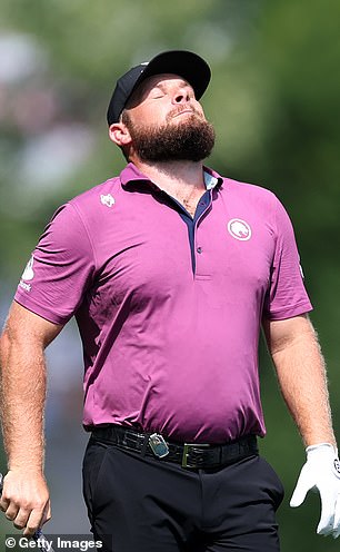 Hatton is seen last month at the PGA Championship
