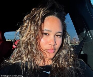 Scary scenes at US Women's Open as golf star Amari Avery is forced to flee rental home in the middle of the night