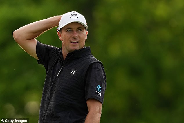 The American, a three-time major winner, managed to escape the hole with a remarkable par