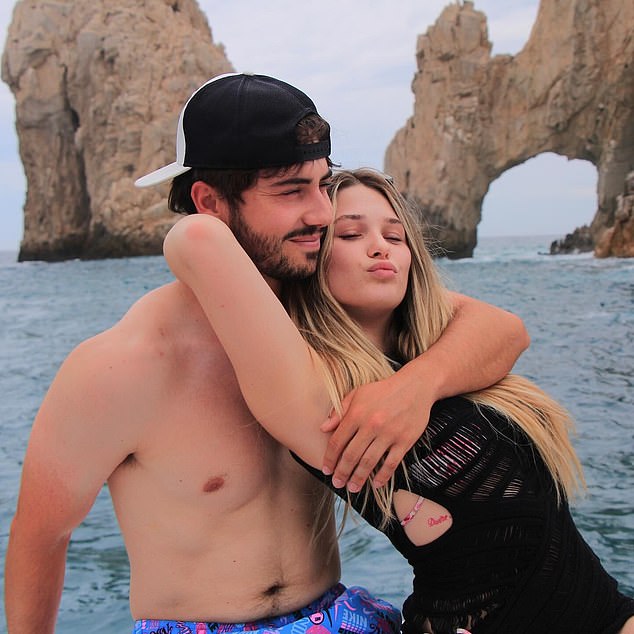 Ballester, pictured with girlfriend Hayden James, made headlines at The Master