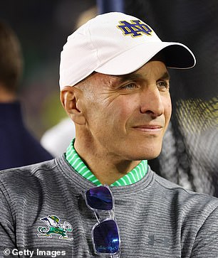 Pete Bevacqua has worked in sports as a media executive for several years before becoming Notre Dame's athletic director last year