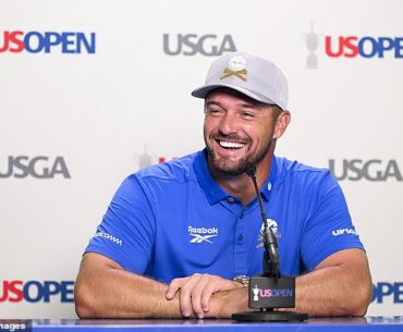 Bryson DeChambeau was all smiles as he discussed upcoming contract talks with LIV