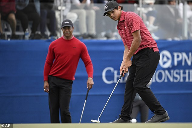 Charlie's golf career has gotten off to a promising start, all under the coaching of his father