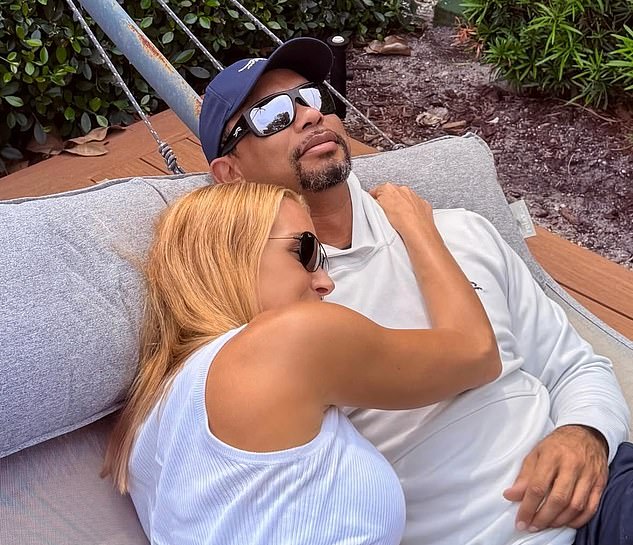 Woods and Trump went public with their relationship in March and asked for privacy
