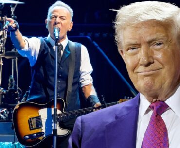 Trump Posts Video Of Himself Hitting Golf Ball At Bruce Springsteen