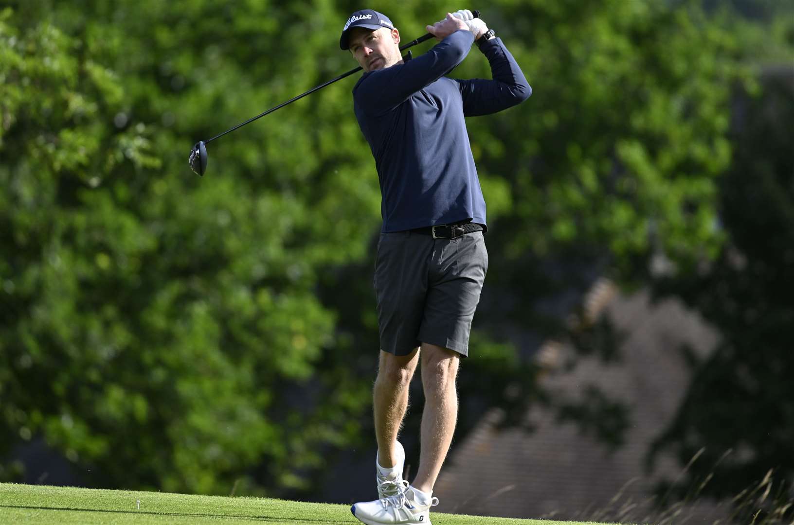 Danny O’Reilly (North Foreland) was tied 23rd with a round of 72. Picture: Barry Goodwin
