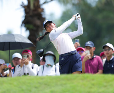 Céline Boutier leads the Meijer LPGA Classic