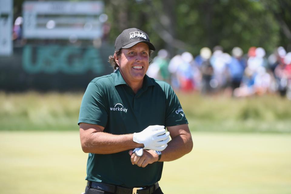 Phil Mickelson had a brief moment of madness at the US Open