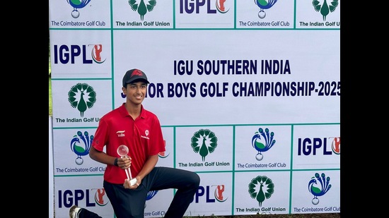 Harjai carded 75, 74, 76, and a final-round 72 (even-par) to finish with a total score of 297. (HT Photo)