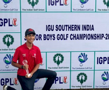 Chandigarh lad Harjai shines at national golf tourney
