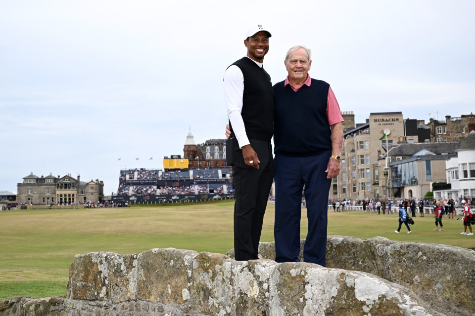 Jack Nicklaus and Tiger Woods are two of golf's greatest ever players
