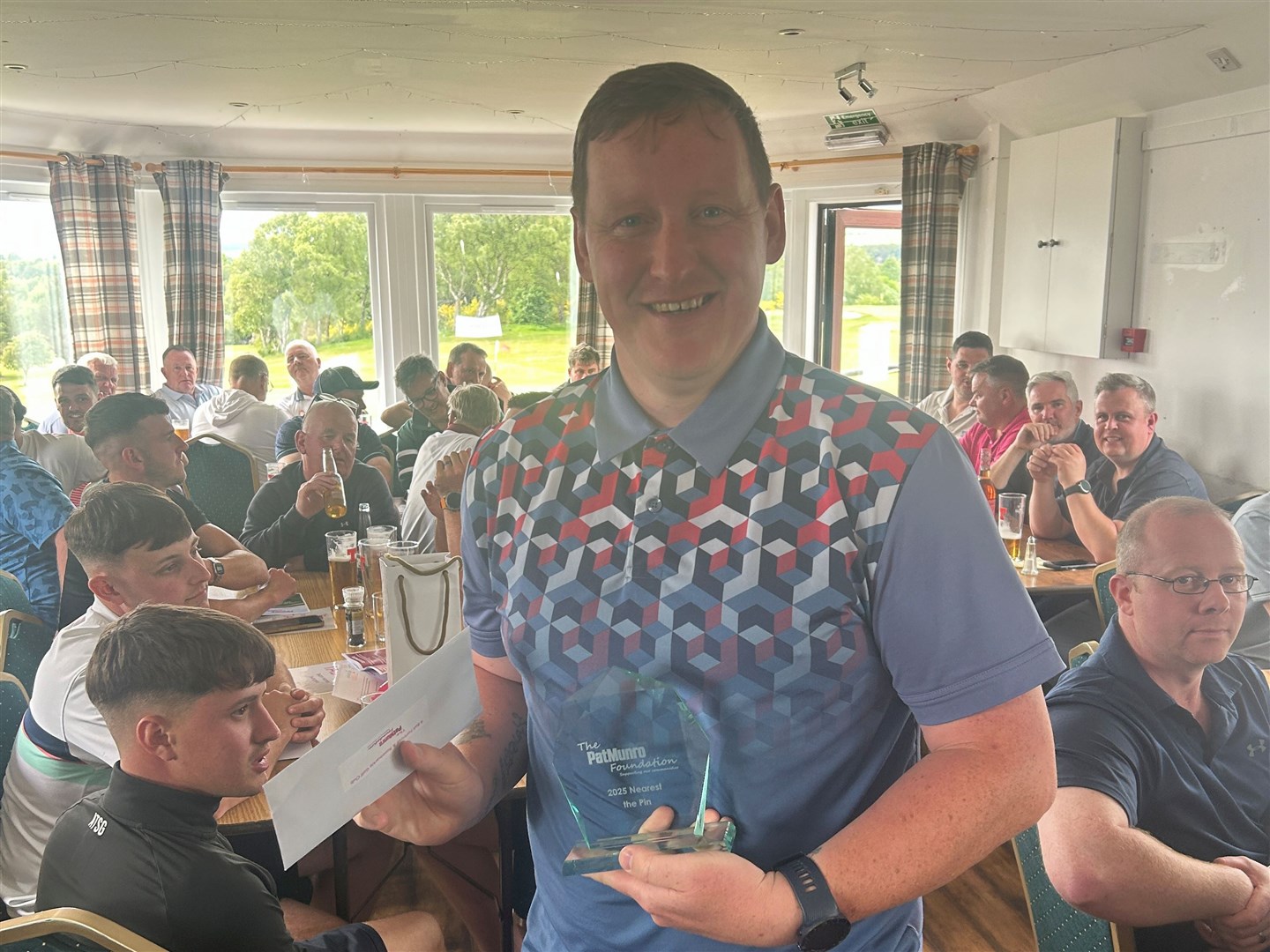 The nearest the pin winner was Bob Macaskill.