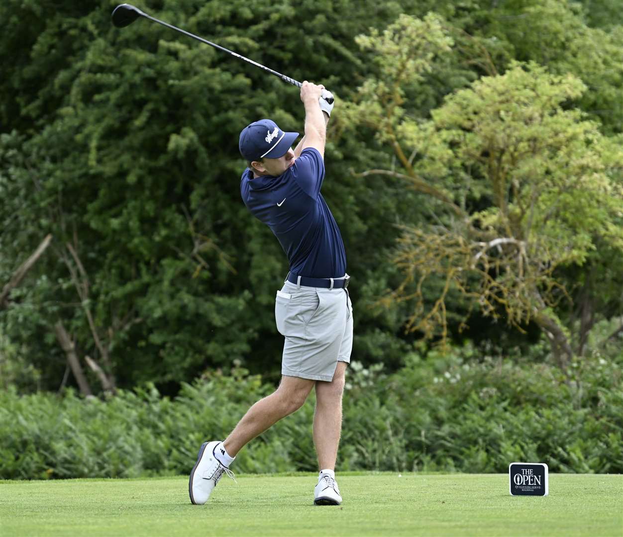 Lewis Beeden of Dartford scored 76 - good enough for joint 65th place on Monday. Picture: Barry Goodwin