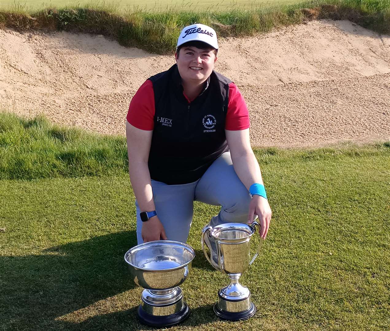 Alice Barlow came out on top at the recent event at Woodbridge Golf Club Picture: Jenny Barlow