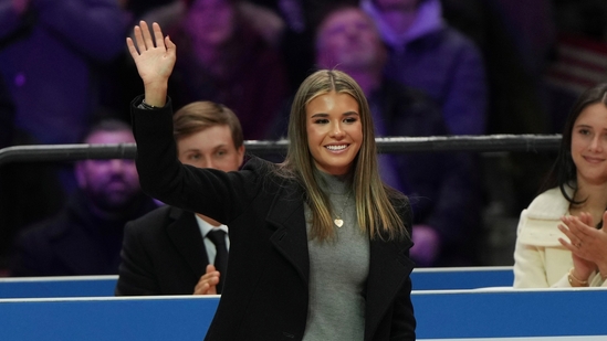 Kai Trump casually mentioned that her upcoming vlog may feature her and Barron playing another soccer match together.(AP)