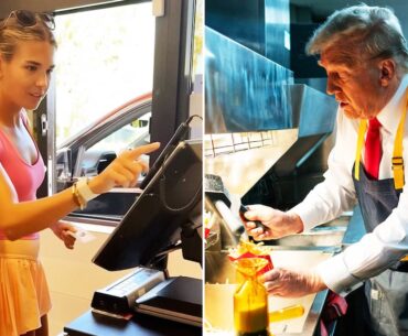 Kai Trump Channels Grandpa Donald Trump With Fast Food Drive-Through Stunt