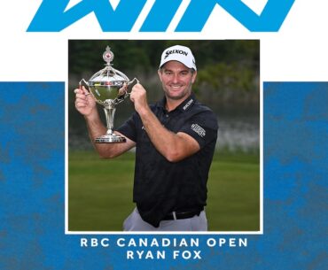 SUPERSTROKE CONGRATULATES RYAN FOX ON WINNING THE RBC CANADIAN OPEN