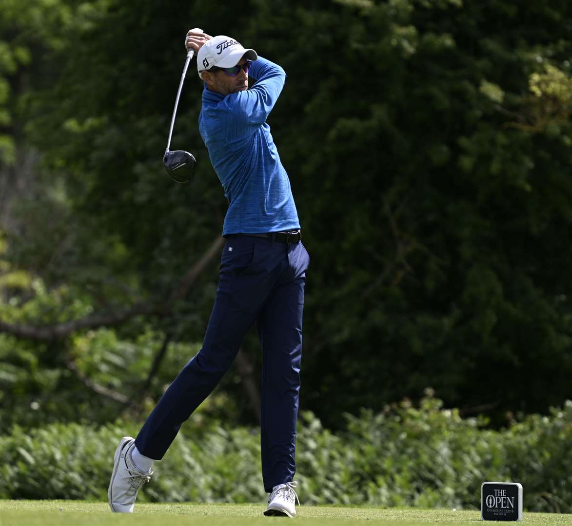 Chart Hills’ Nick Olson on his way to a round of 75. Picture: Barry Goodwin