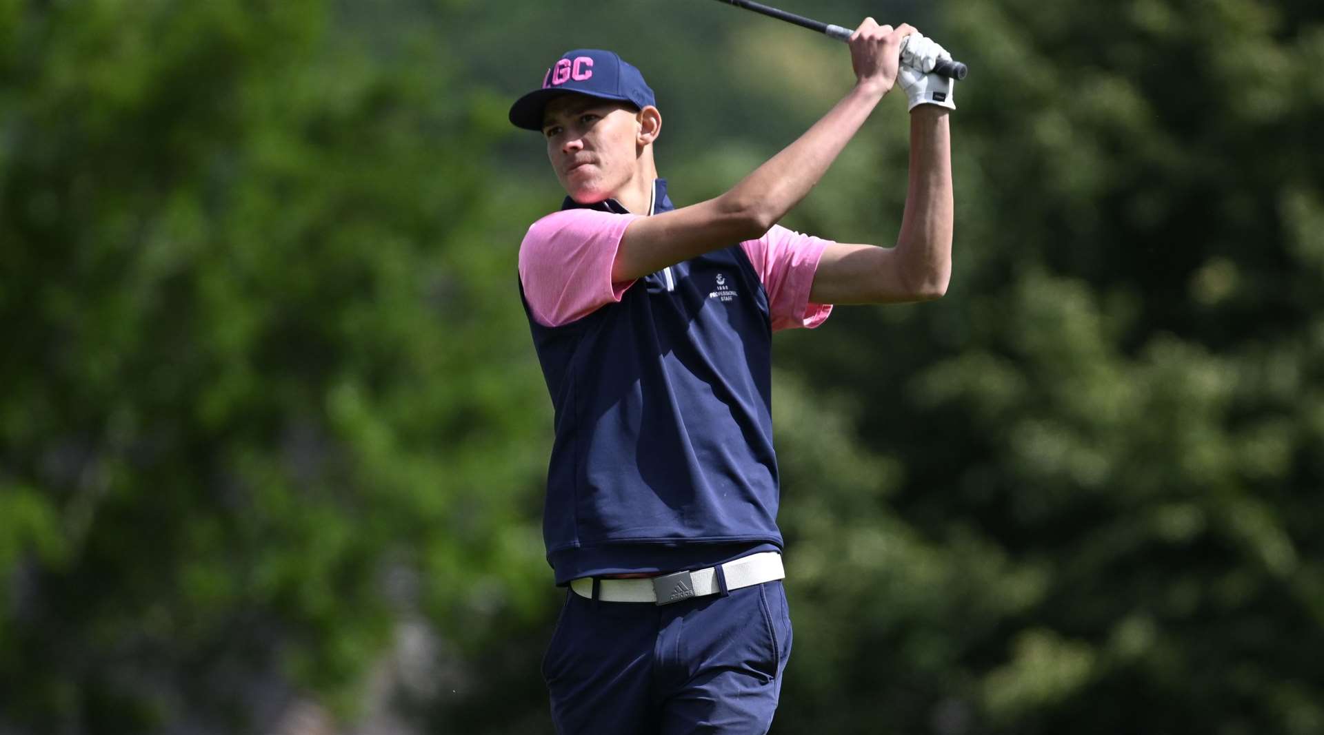 Jamie Stace, flying the flag for Littlestone, shot 81. Picture: Barry Goodwin