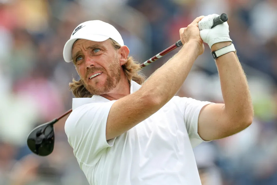 Tommy Fleetwood during the second round of the U.S. Open.Charles LeClaire-Imagn Images