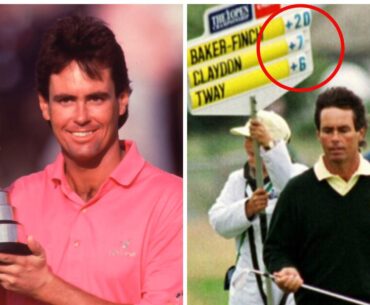Ian Baker-Finch new book, struggles, 1991 Open champion, 1997 Royal Troon meltdown, 92, 20-over par, interview