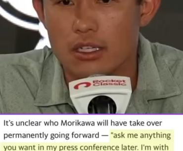 Colin Morikawa angry at a reporter