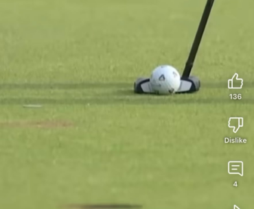 Tommy’s missed par putt on 18 is a reminder to check your line and clean it up before putting
