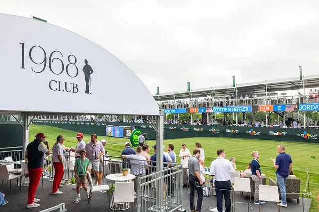 CJ Cup Byron Nelson tournament Patrons paid $6,000 to enjoy the tournament with the 1968 Club.