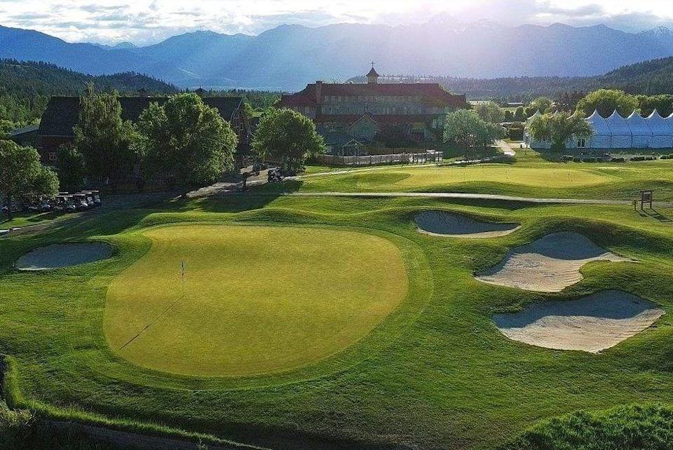  With a historic stone mission building anchoring this stately property, St. Eugene is a tucked-away resort that has a peaceful, off-the-beaten-path vibe.