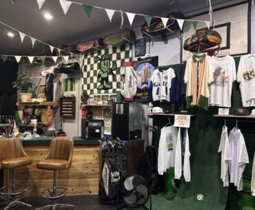 Opened a vintage golf shop w/ sim in Oklahoma City