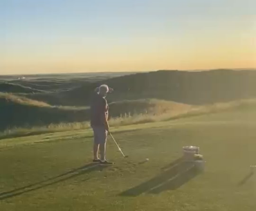 This just happened at Ballyneal member guest