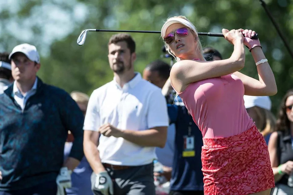 Golf influencer Paige Spiranac. © Junfu Han&comma; Detroit Free Press