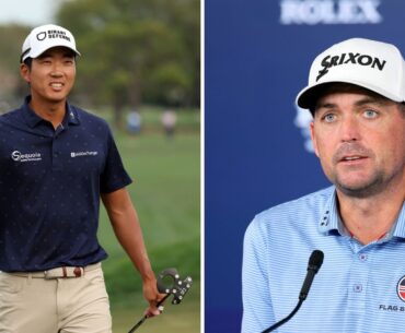 Michael Kim posts message after three-putt on his final hole meant Keegan Bradley made the cut at the Rocket Classic