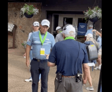 Padraig Harrington, Roger Maltbie have heated confrontation